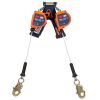 3M™ DBI-SALA® Nano-Lok™ Edge 8 ft. Twin-Leg, Cable SRL with Steel Snap Hooks - 3500279